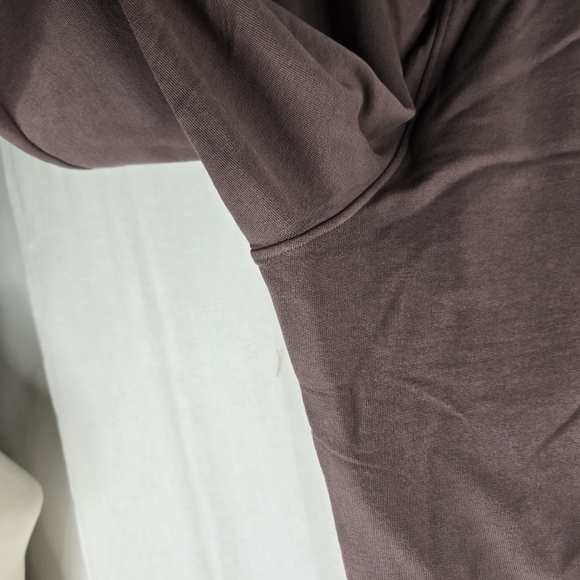 Pact Sweatpants Womens Large Deep Taupe Essential Loopback Terry Organic Cotton - Picture 7 of 10